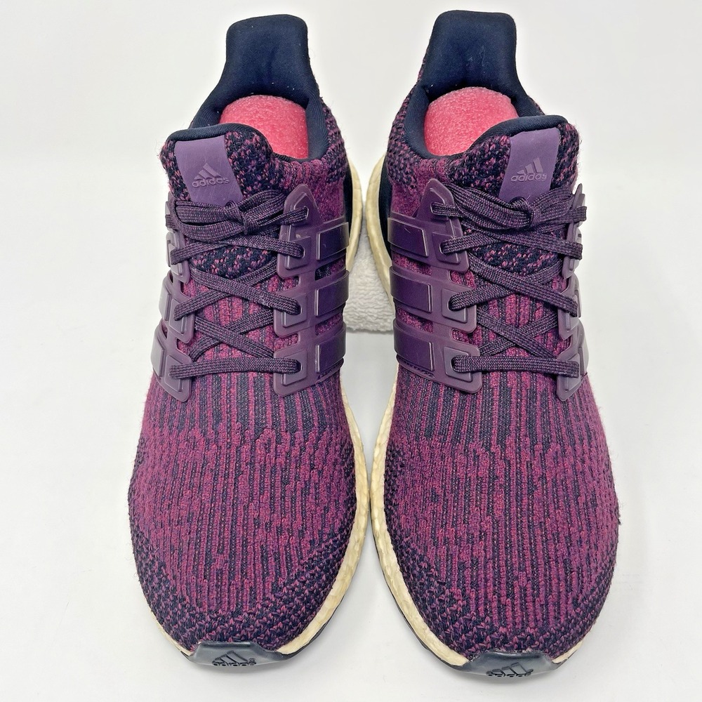 Adidas Ultra Boost 3.0 Running Shoes Womens 9‎ Red Purple Sneakers Trainers